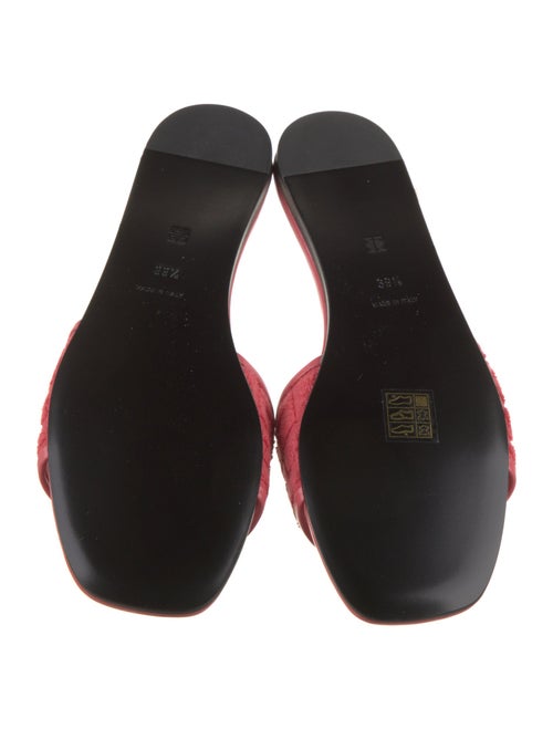 Givenchy Monogram Pattern Terry Cloth Slides