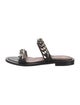 Givenchy Leather Chain-Link Accents Slides