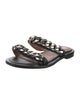 Givenchy Leather Chain-Link Accents Slides