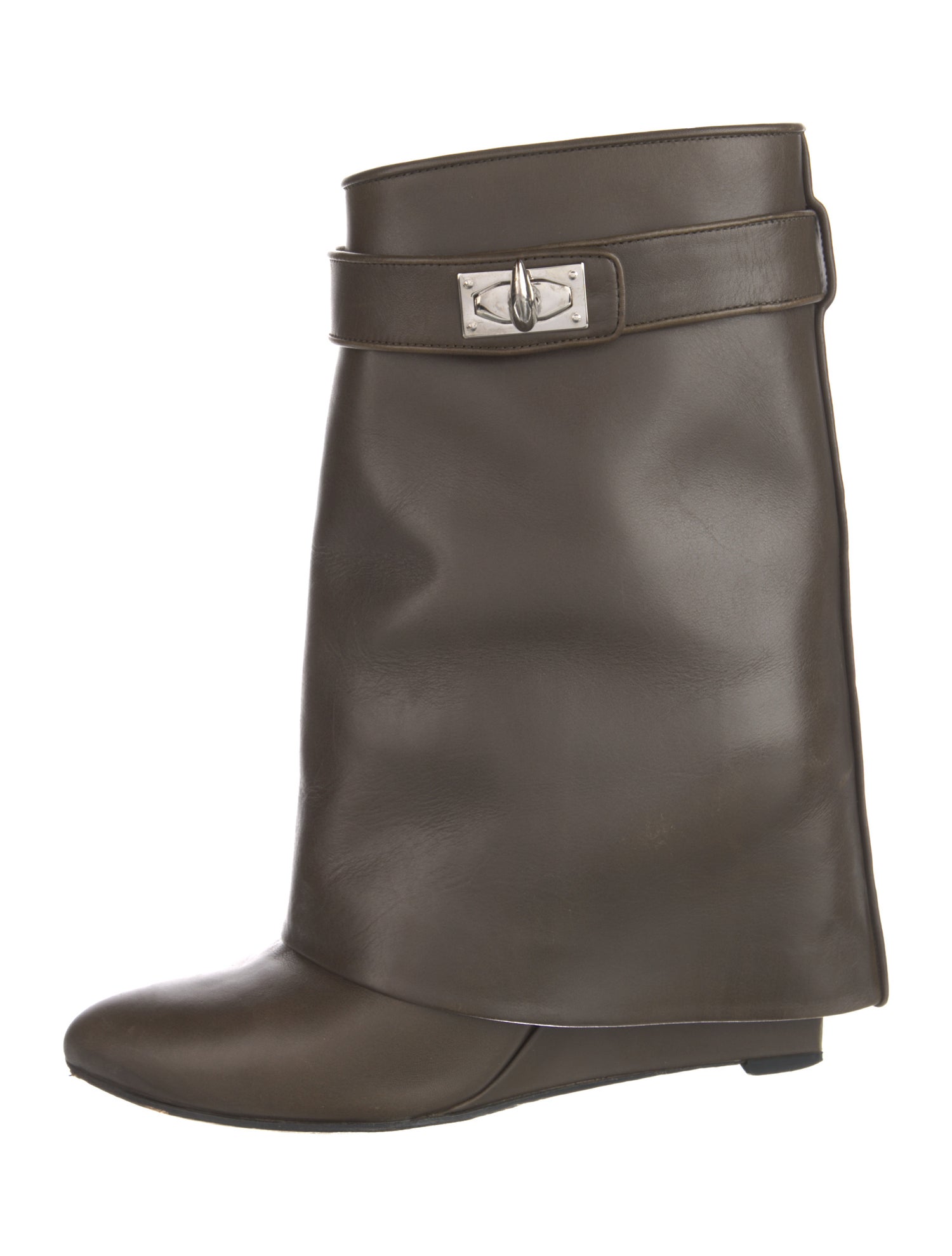 Givenchy Shark Lock Leather Boots