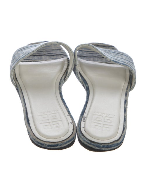 Givenchy Canvas Printed Slides