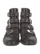 Givenchy Leather Studded Accents Combat Boots