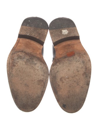 Givenchy Leather Studded Accents Combat Boots