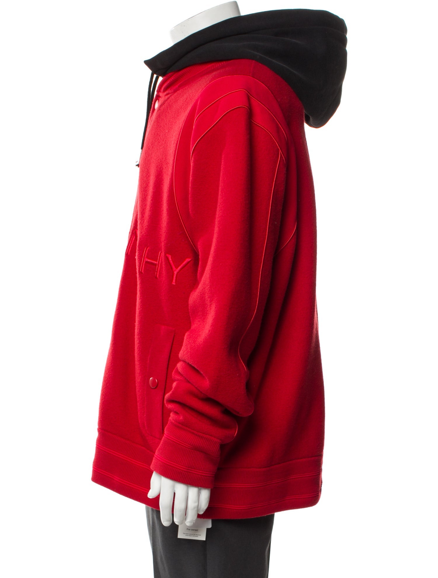 Givenchy Wool Colorblock Pattern Parka