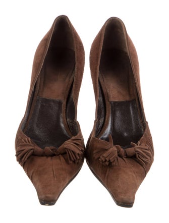 Givenchy Suede D'Orsay Pumps