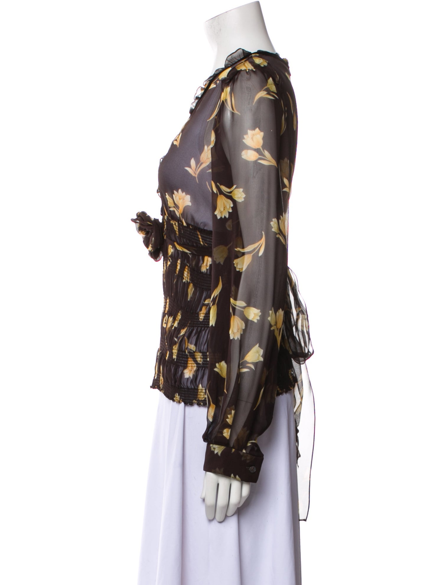 Givenchy Silk Printed Blouse