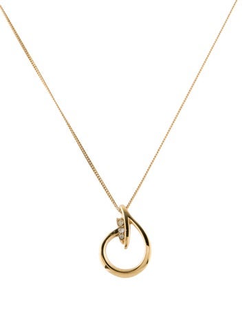 Givenchy Pendant Necklace Vintage Crystal