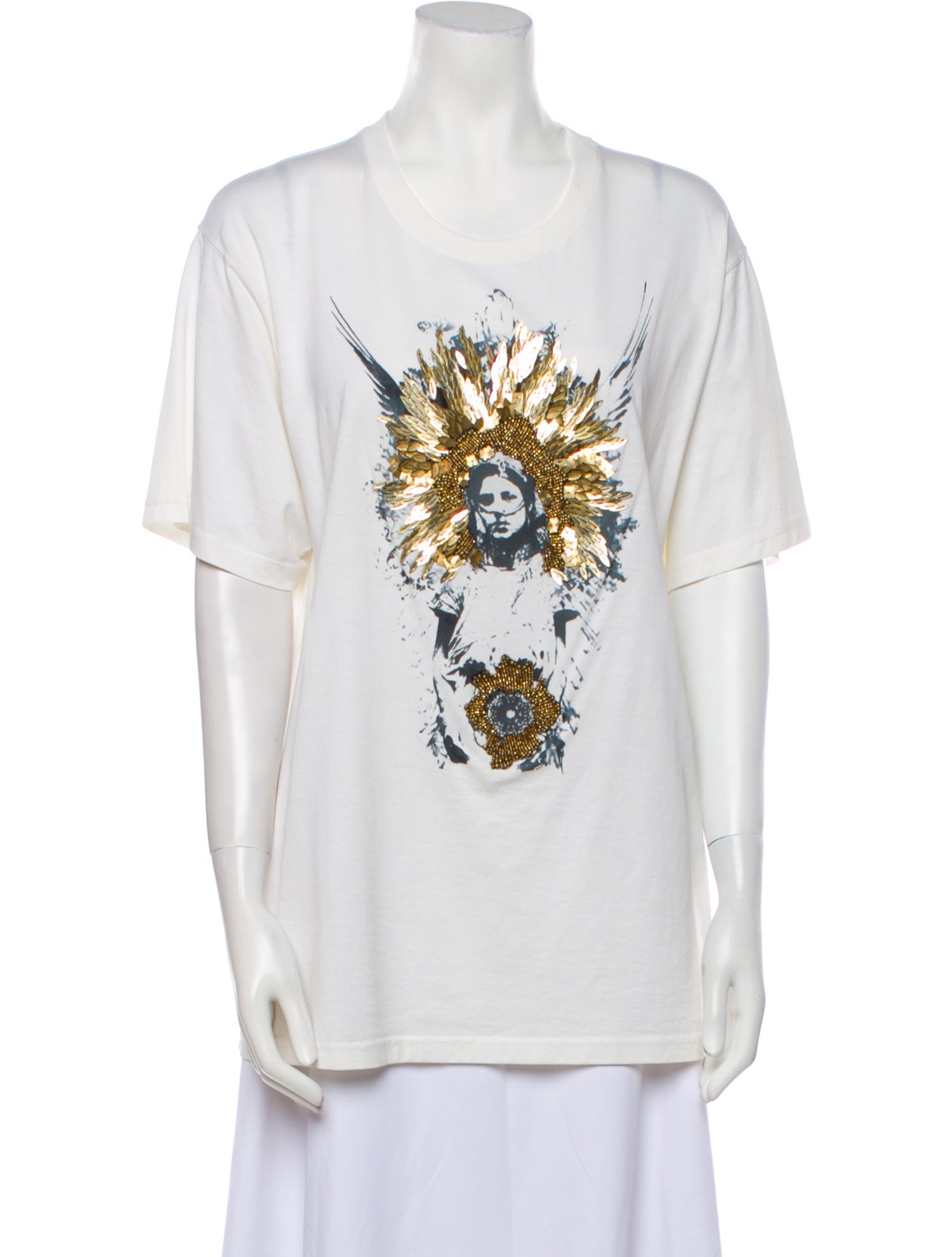 Givenchy Graphic Print Crew Neck T-Shirt