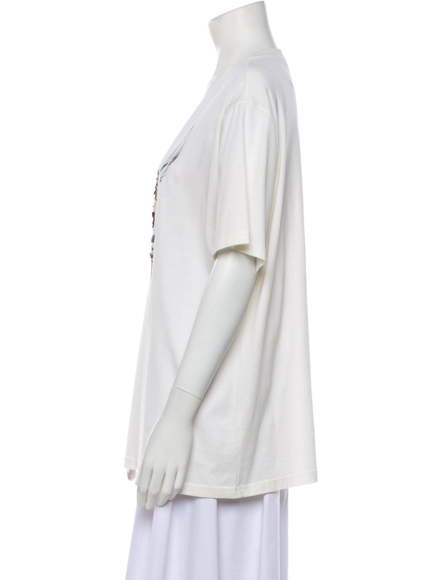 Givenchy Graphic Print Crew Neck T-Shirt