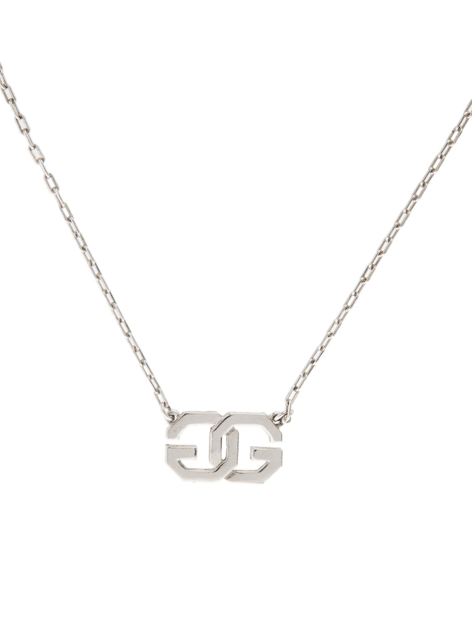 Givenchy Double G Logo Pendant Necklace