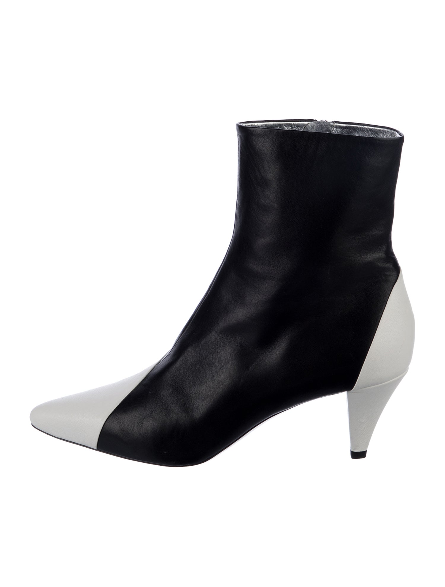 Givenchy Leather Colorblock Pattern Boots