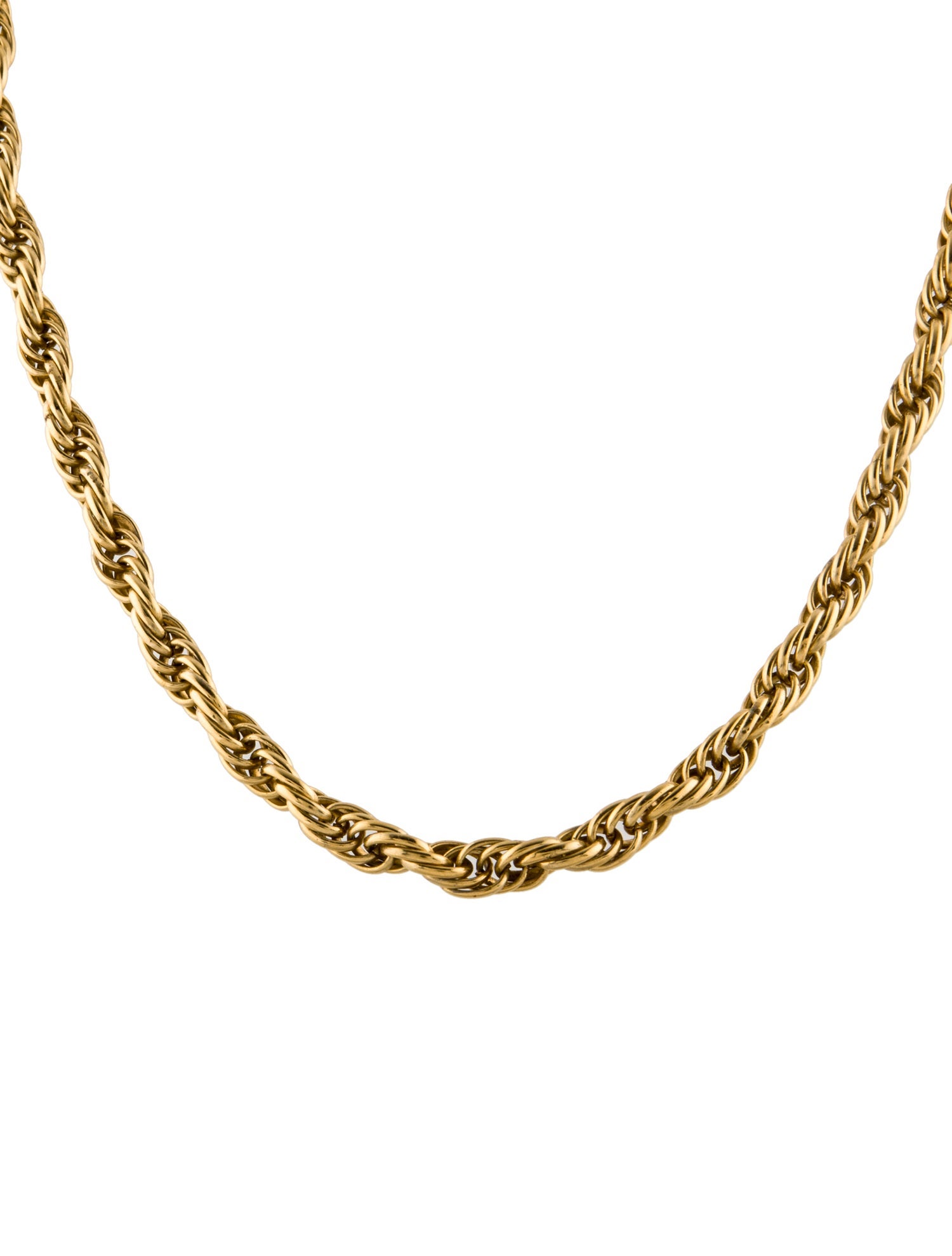 Givenchy Vintage Multi Link Chain Necklace