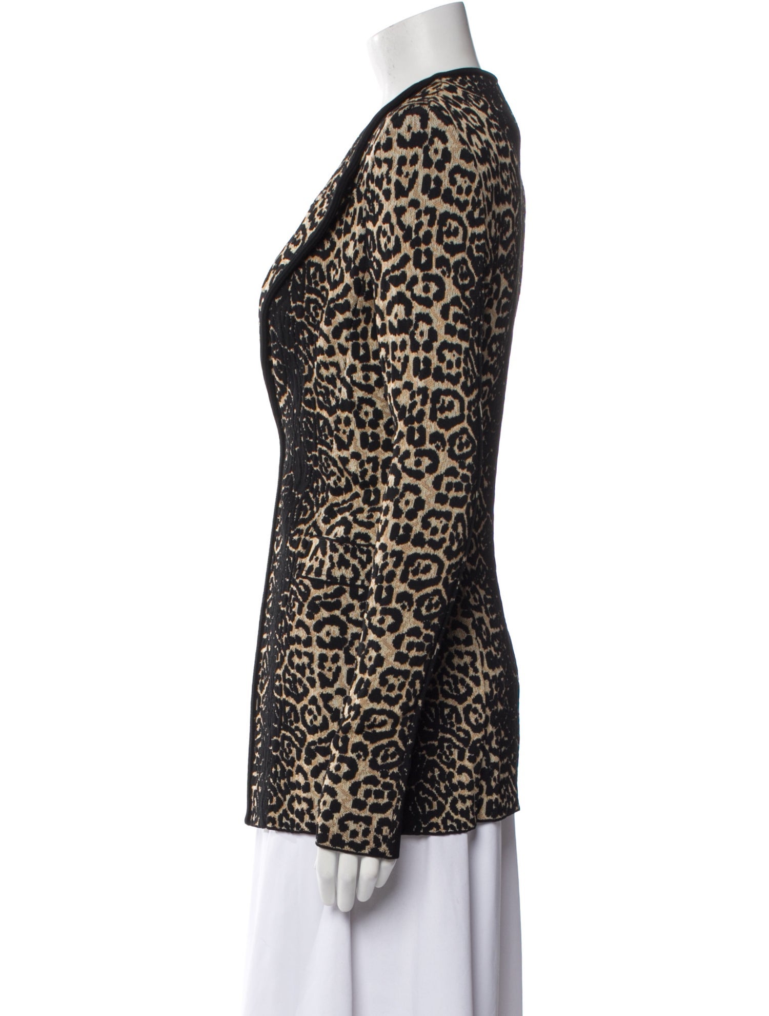 Givenchy Animal Print Blazer