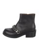 Givenchy Leather Chain-Link Accents Boots