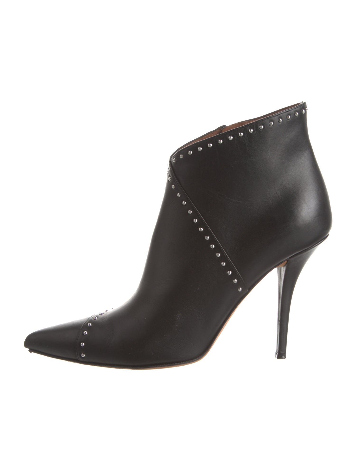 Givenchy Leather Studded Accents Boots