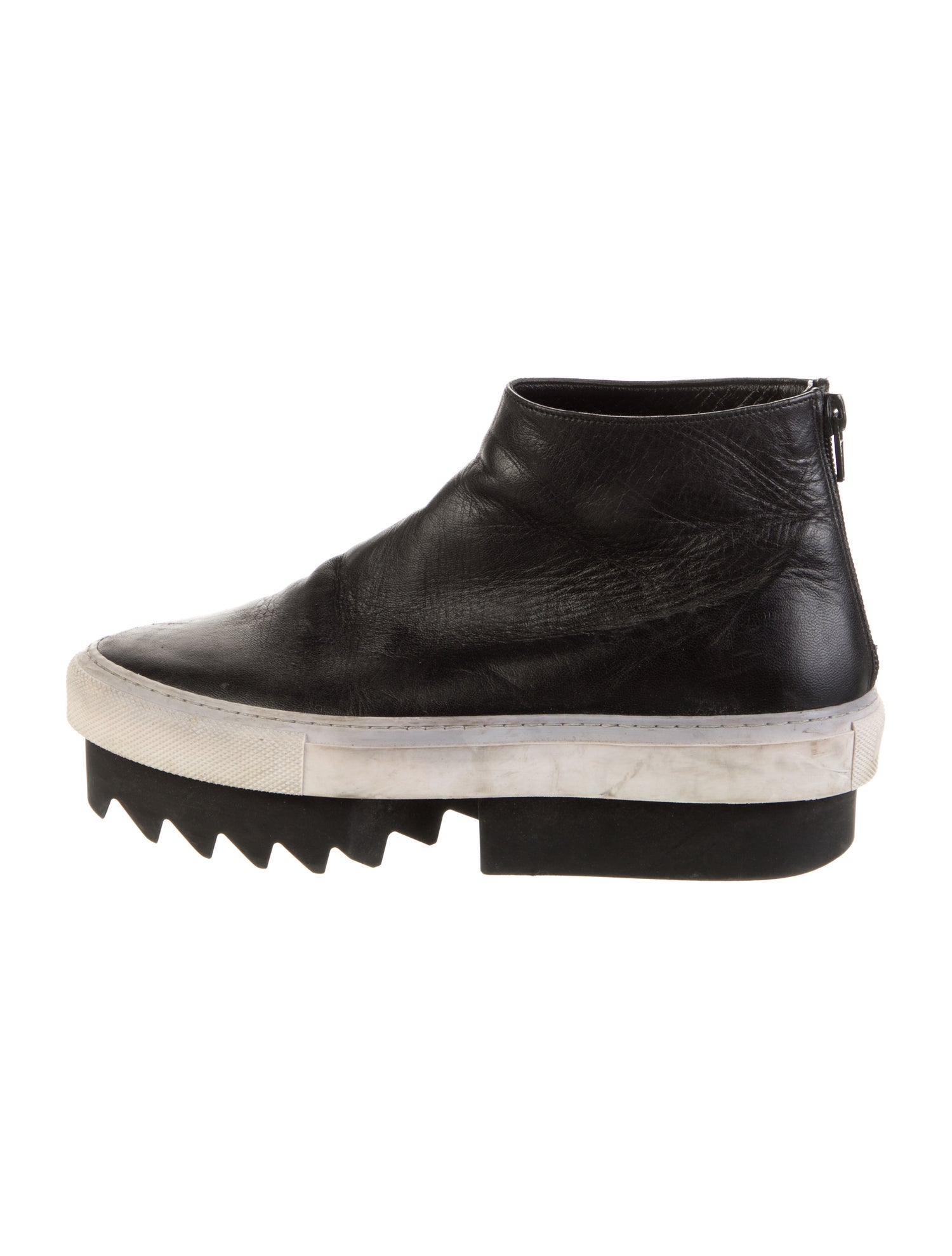 Givenchy Leather Colorblock Pattern Boots