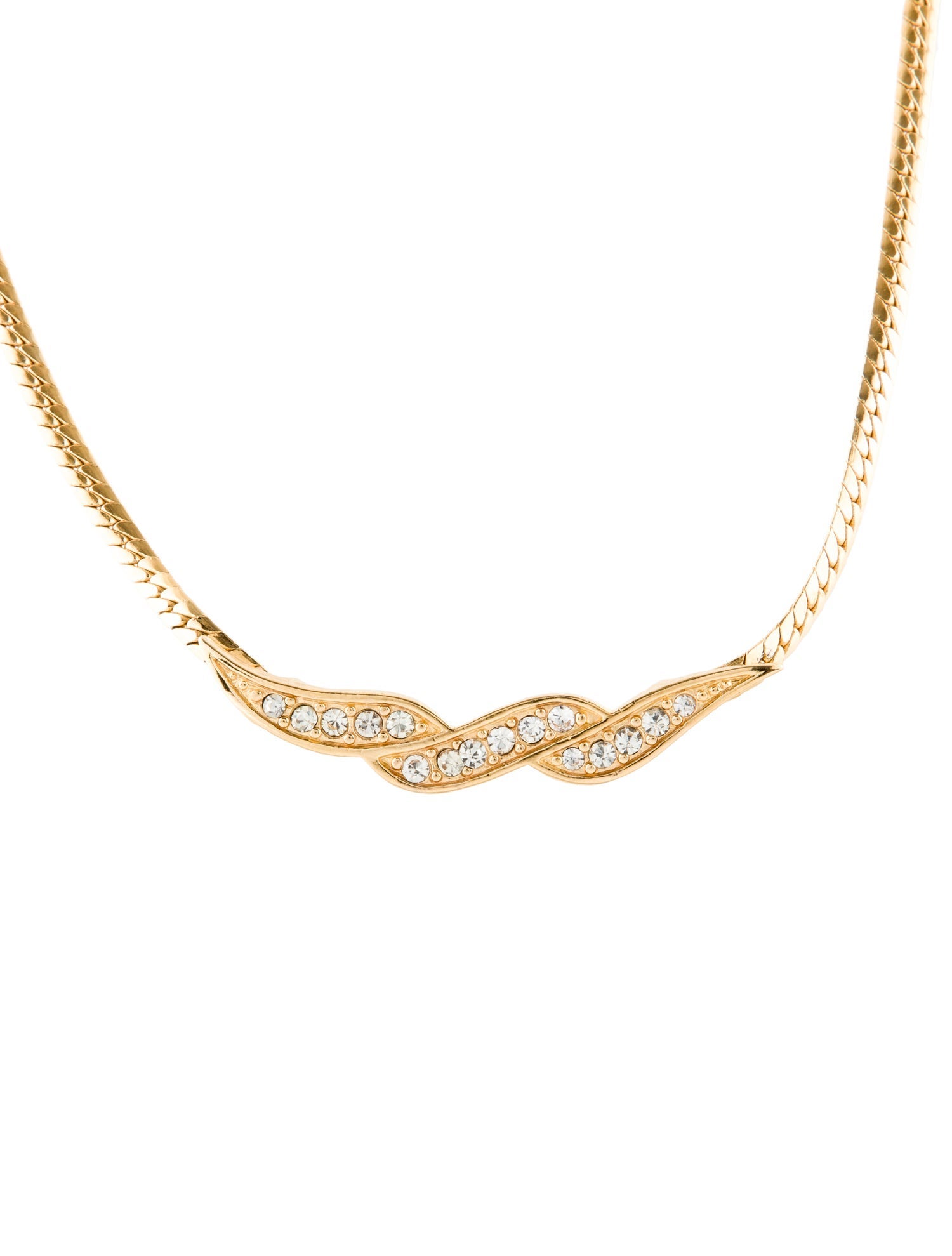 Givenchy Vintage Crystal Collar Necklace