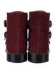 Givenchy Suede Studded Accents Combat Boots