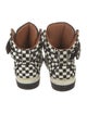 Givenchy Leather Plaid Print Sneakers