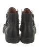 Givenchy Leather Printed Combat Boots