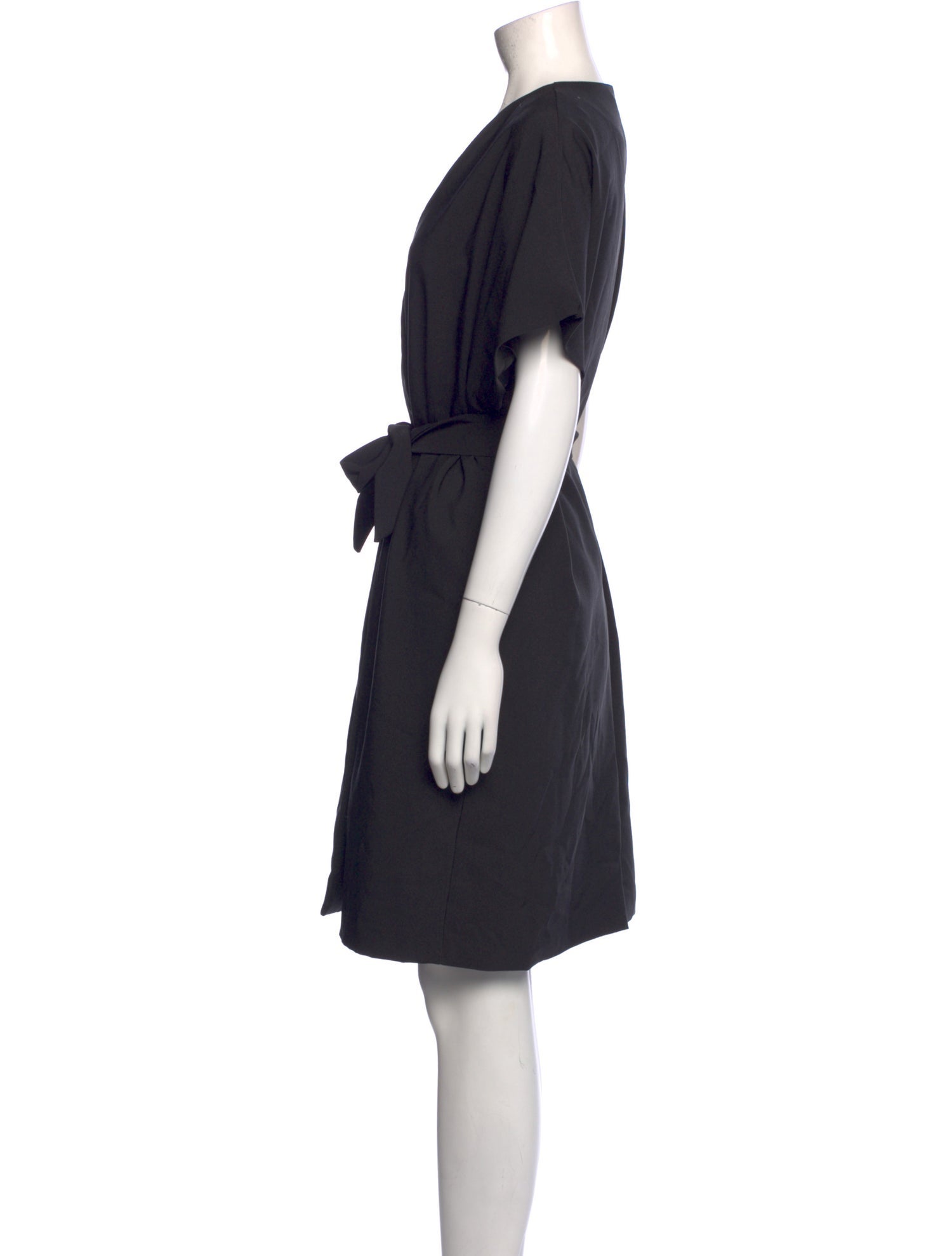 Givenchy V-Neck Knee-Length Dress