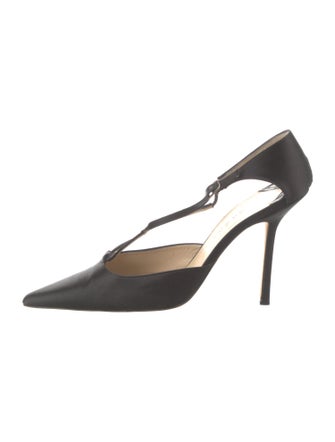 Givenchy Satin T-Strap Pumps