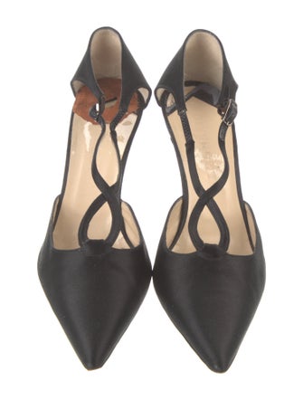 Givenchy Satin T-Strap Pumps