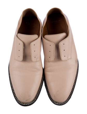 Givenchy Leather Chain-Link Accents Oxfords