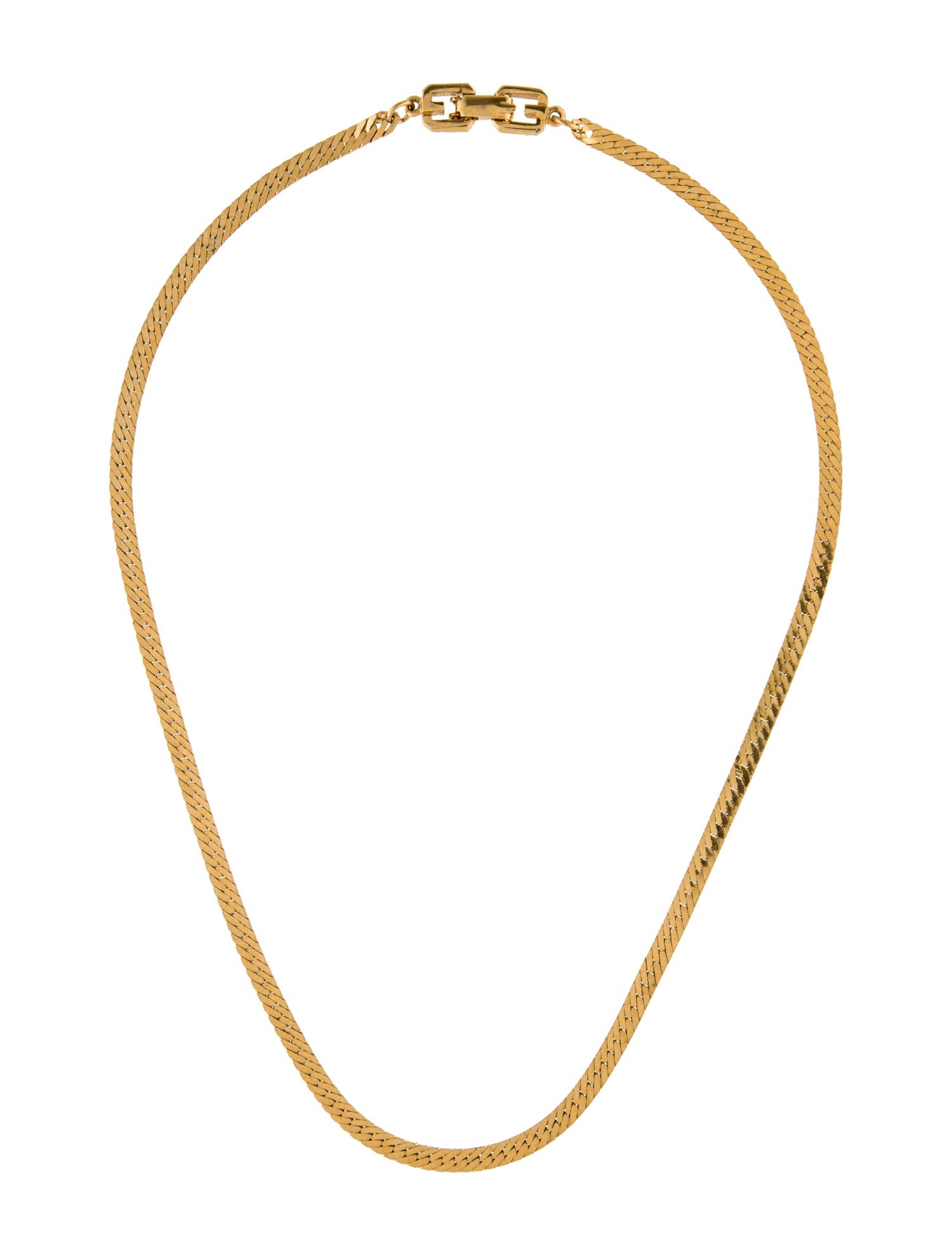 Givenchy Vintage Snake Link Necklace