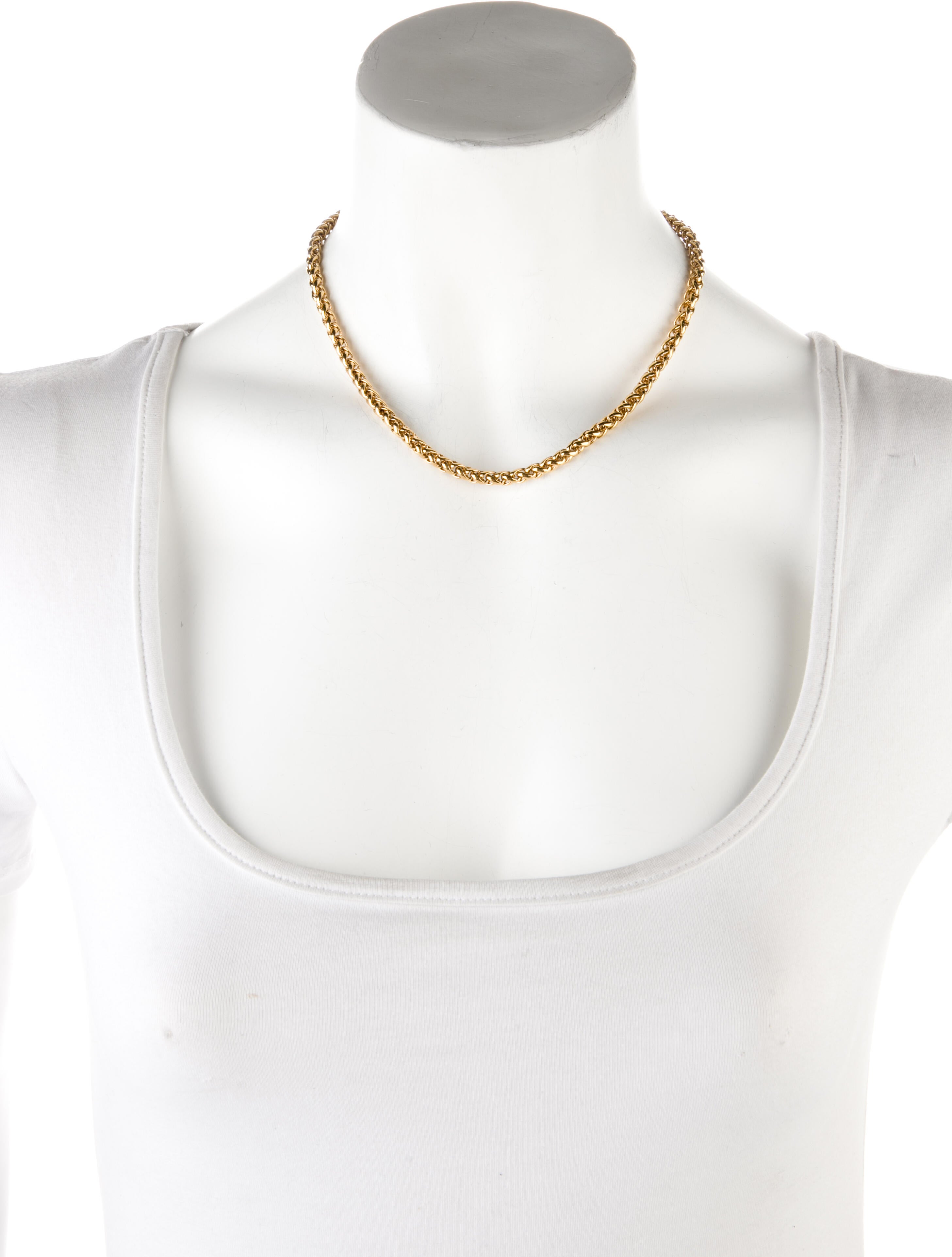 Givenchy Vintage G Chain Necklace