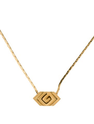 Givenchy Pendant Necklace Vintage G