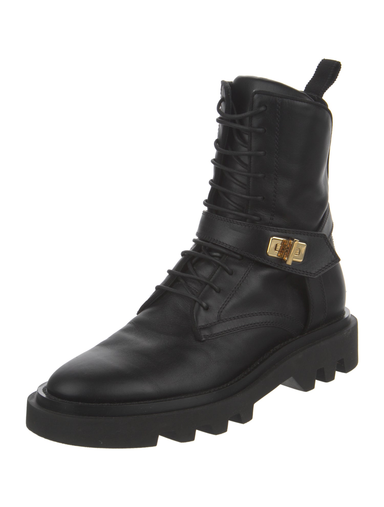 Givenchy Leather Combat Boots