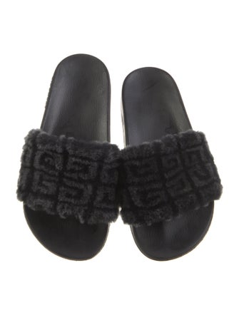 Givenchy Shearling Slides