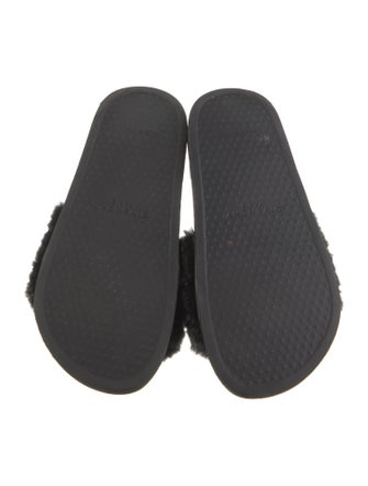 Givenchy Shearling Slides