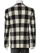 Givenchy Wool Plaid Print Blazer