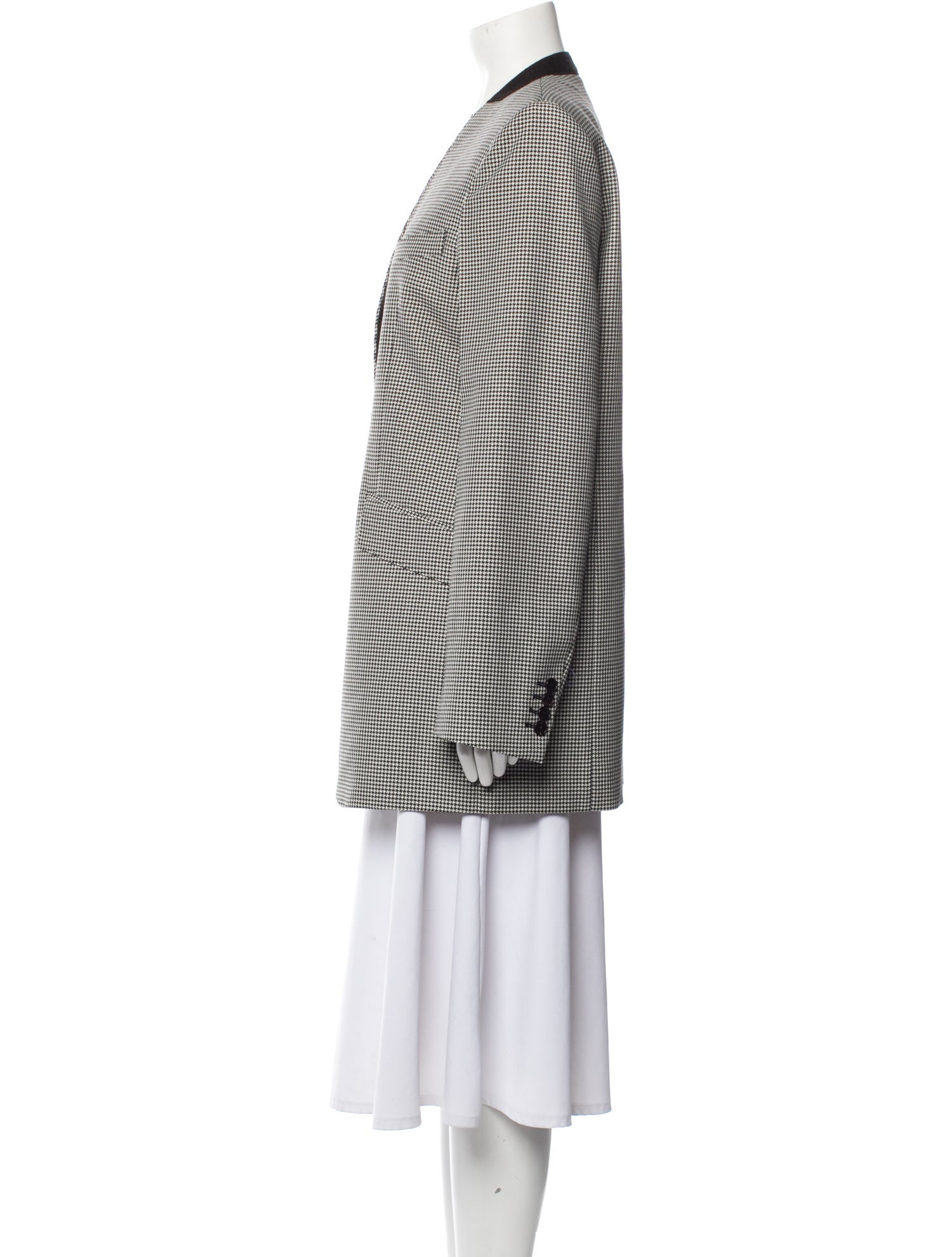 Givenchy Plaid Print Coat