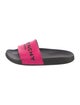 Givenchy Leather Graphic Print Slides