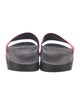 Givenchy Leather Graphic Print Slides
