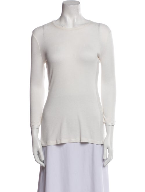 Givenchy Bateau Neckline Three-Quarter Sleeve Top