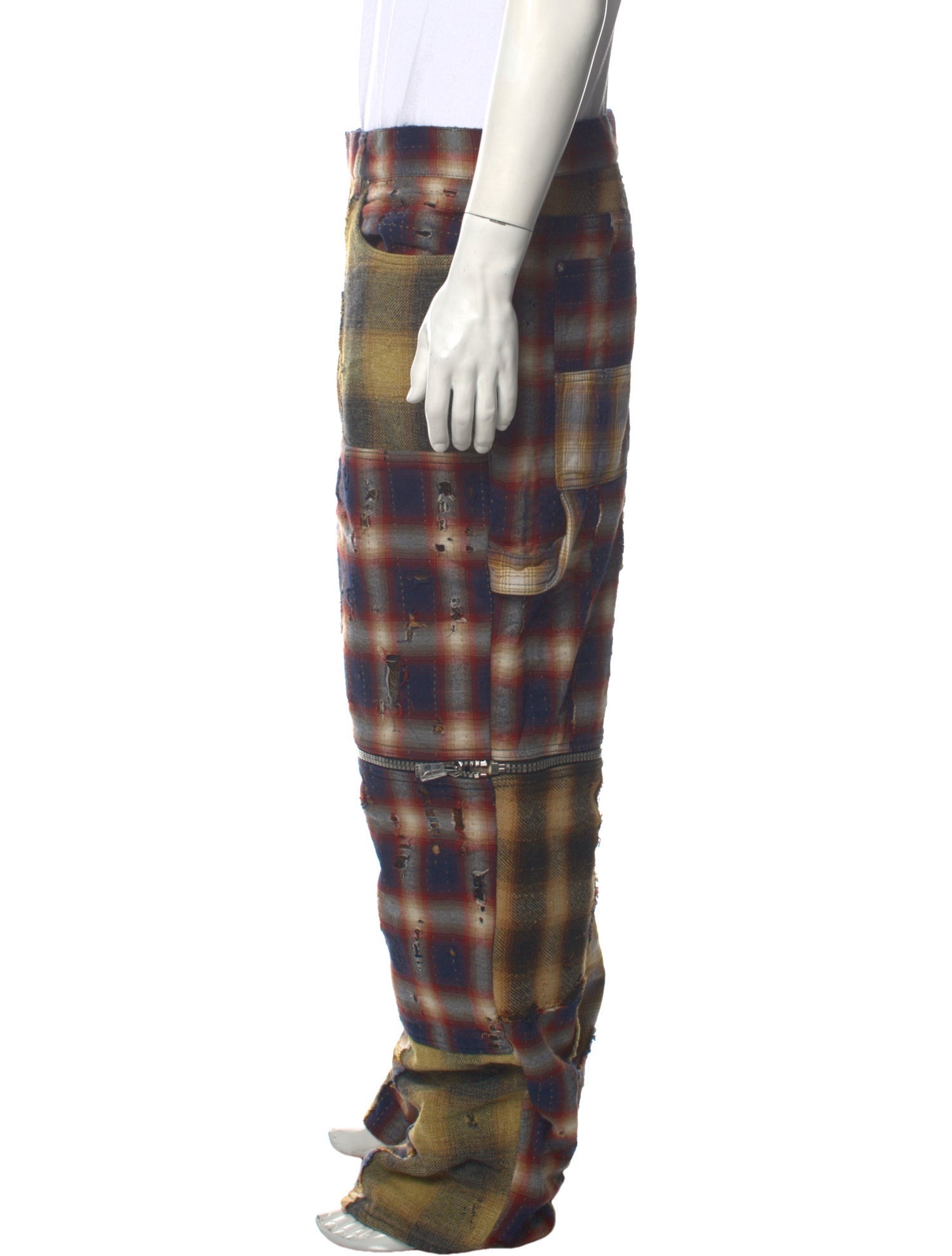 Givenchy Plaid Print Ski Pants