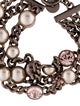 Givenchy Faux Pearl & Crystal Multistrand Bracelet