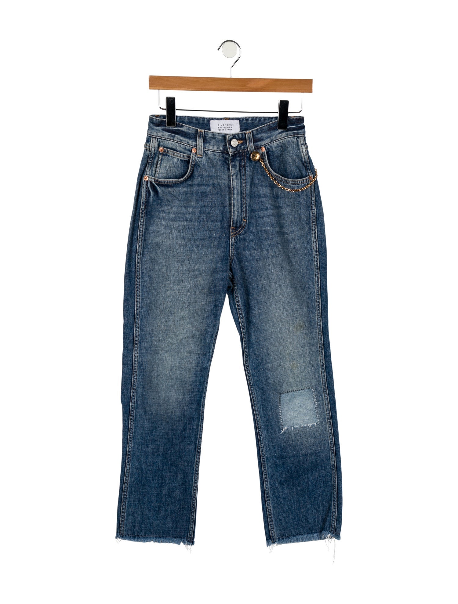 Givenchy High-Rise Straight Leg Jeans