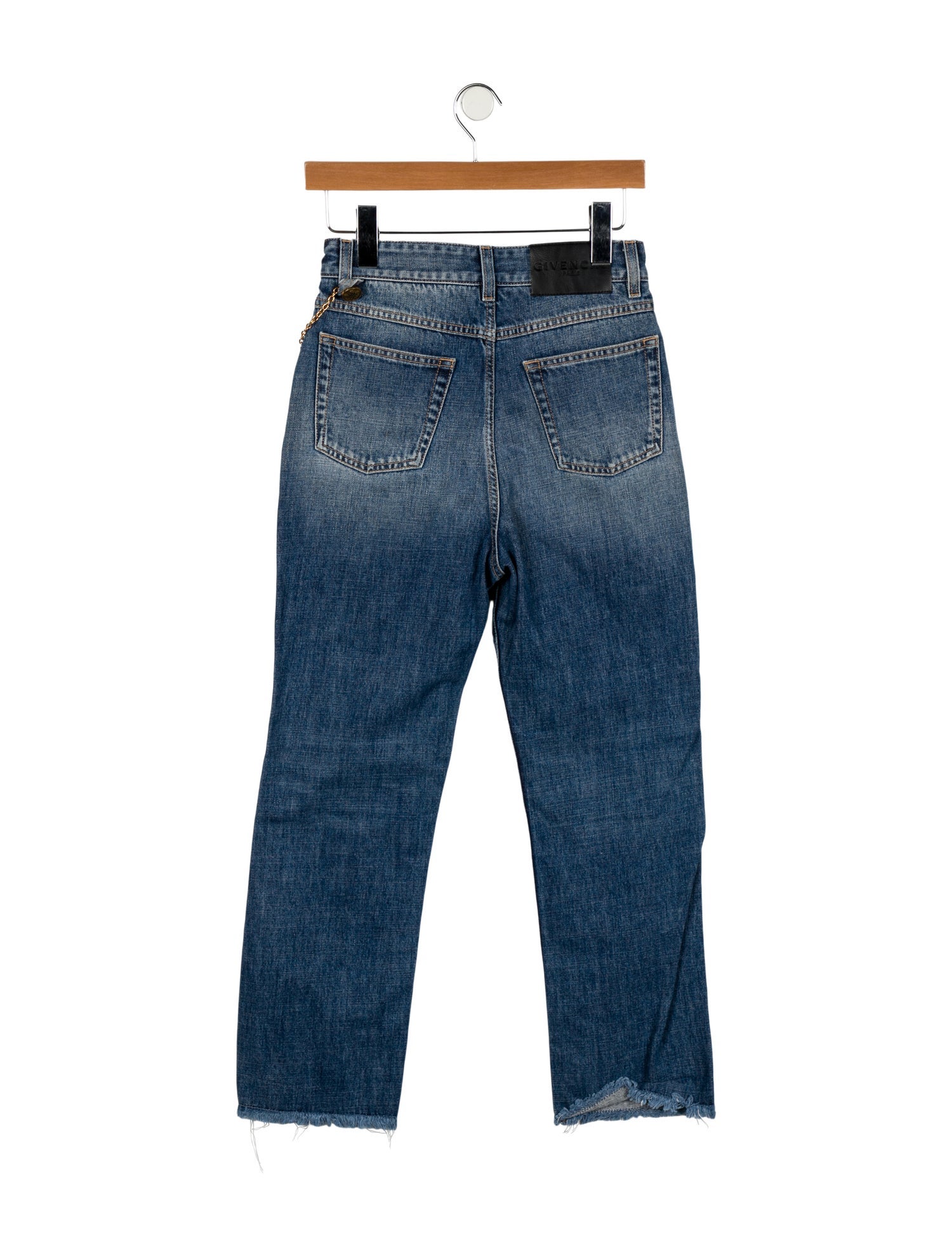 Givenchy High-Rise Straight Leg Jeans