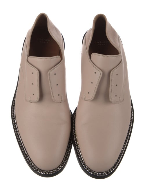 Givenchy Leather Chain-Link Accents Oxfords