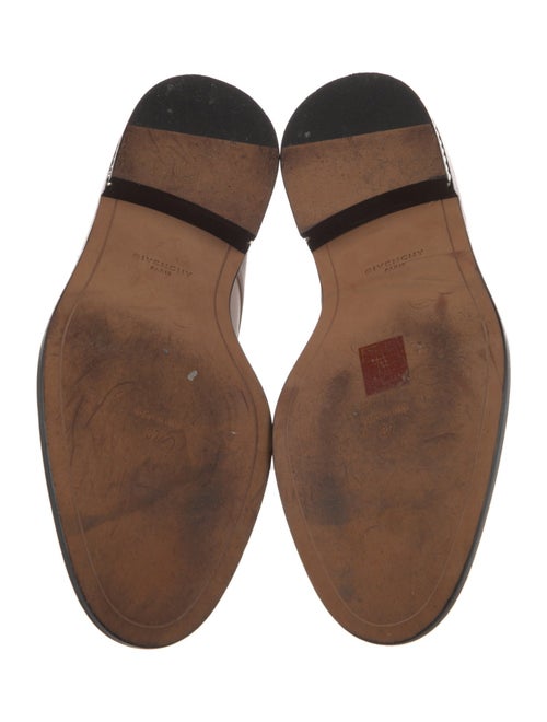 Givenchy Leather Chain-Link Accents Oxfords