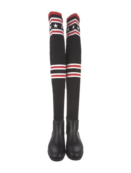 Givenchy Leather Printed Sock Boots