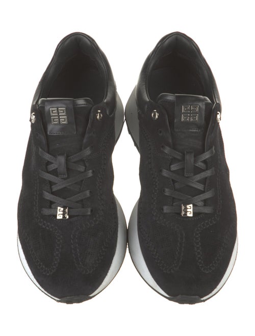 Givenchy Suede Leather Trim Embellishment Sneakers