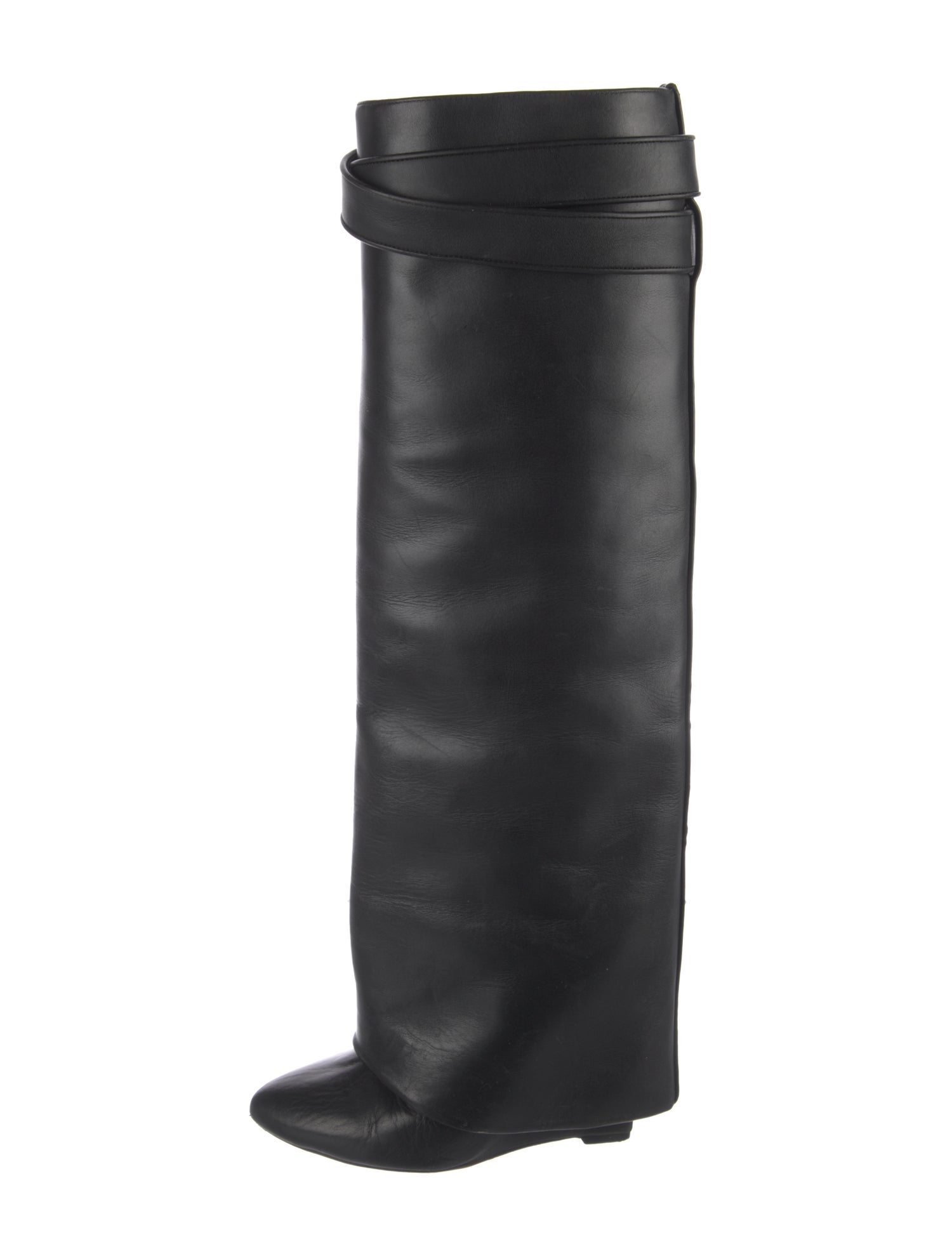 Givenchy Leather Leather Trim Embellishment Boots