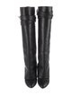 Givenchy Leather Leather Trim Embellishment Boots