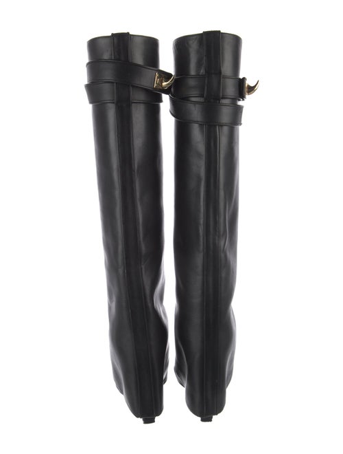 Givenchy Leather Leather Trim Embellishment Boots